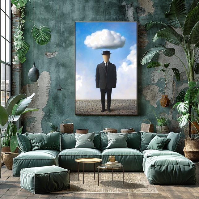 Surreal Dreamscape Wall Art - Faceless Man Cloud (Creator Uploaded)