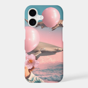 Surreal Dreamscape with Sharks and Balloons