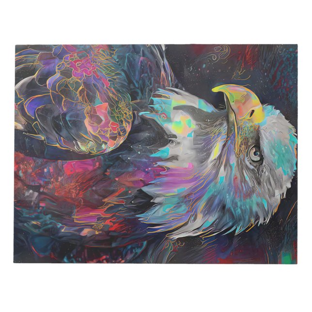 Surreal Eagle Notepad (Front)