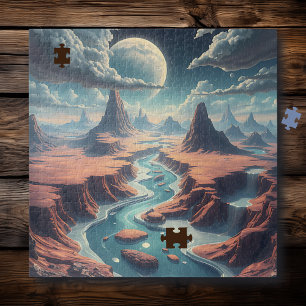 Surreal Ethereal Landscape   Magical World Jigsaw Puzzle