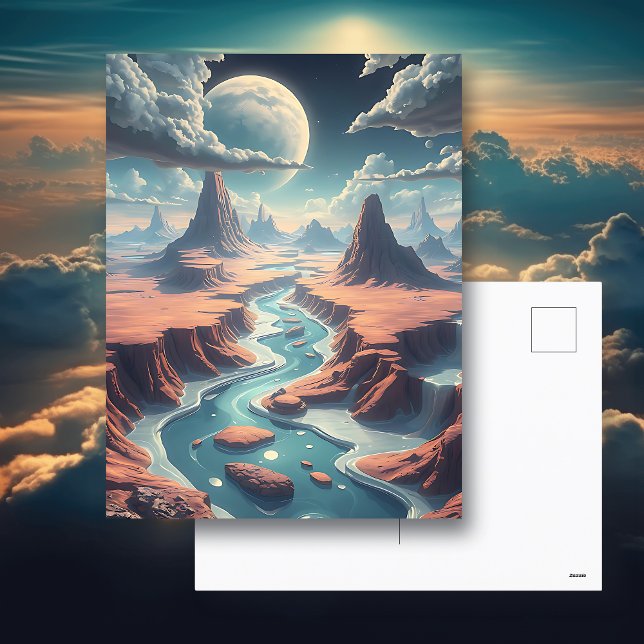 Surreal Ethereal Landscape | Magical World Postcard (Creator Uploaded)