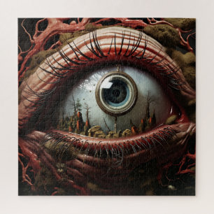 Surreal Eyeball Fantasy Art Jigsaw Puzzle
