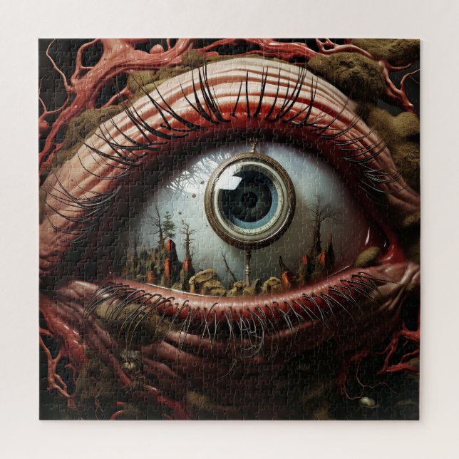 Surreal Eyeball Fantasy Art Jigsaw Puzzle (Vertical)
