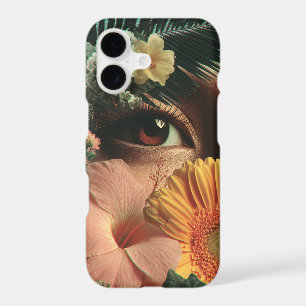Surreal Eyes and Flowers with Butterflies