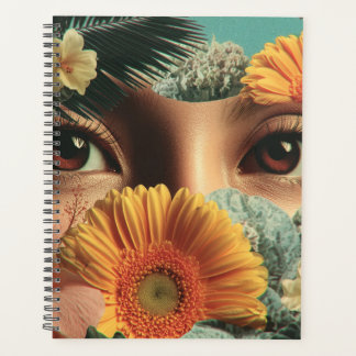 Surreal Eyes and Flowers with Butterflies Planner
