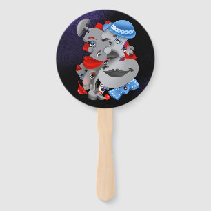 Surreal Faces & Jigsaw Puzzle Summer Fan