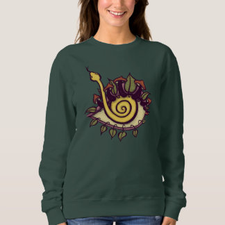 Surreal Fall Eye Snake and Mushroom - Weird Nature Sweatshirt