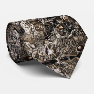 Surreal Fantasy. Biomechanical style Tie