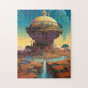 Surreal Fantasy City Jigsaw Puzzle