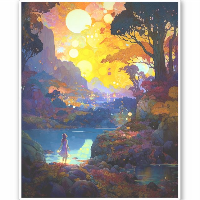 Surreal Fantasy Landscape Art (Front)