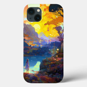 Surreal Fantasy Landscape Art iPhone 13 Case