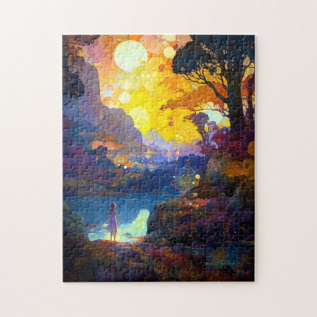 Surreal Fantasy Landscape Art Jigsaw Puzzle (Vertical)
