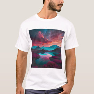Surreal Fantasy Landscape - Dreamlike Art Design T-Shirt