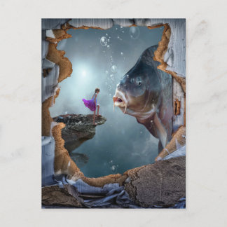 Surreal Fantasy  landscape Postcard