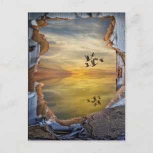 Surreal Fantasy  landscape Postcard