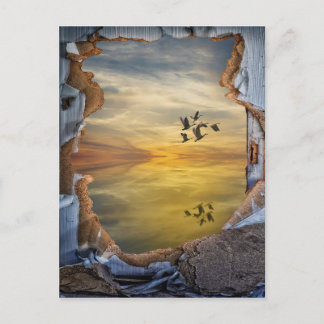 Surreal Fantasy  landscape Postcard