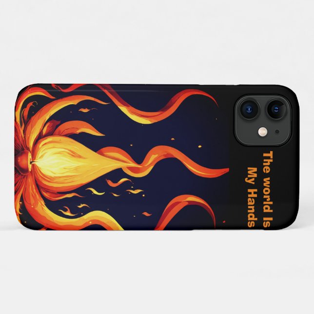 "Surreal Flame Vector Art-4K Render for - Case-Mate iPhone Case (Back (Horizontal))