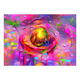 Surreal Floral Art Photo Print