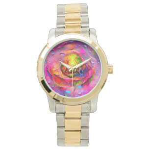 Surreal Floral Art Watch