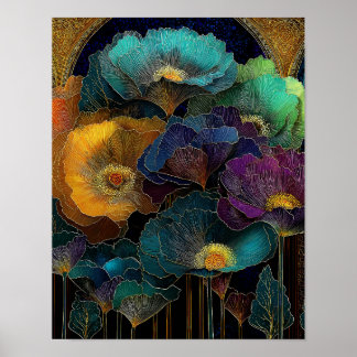  Surreal Flower Wall Art – 4×5 Printable Download