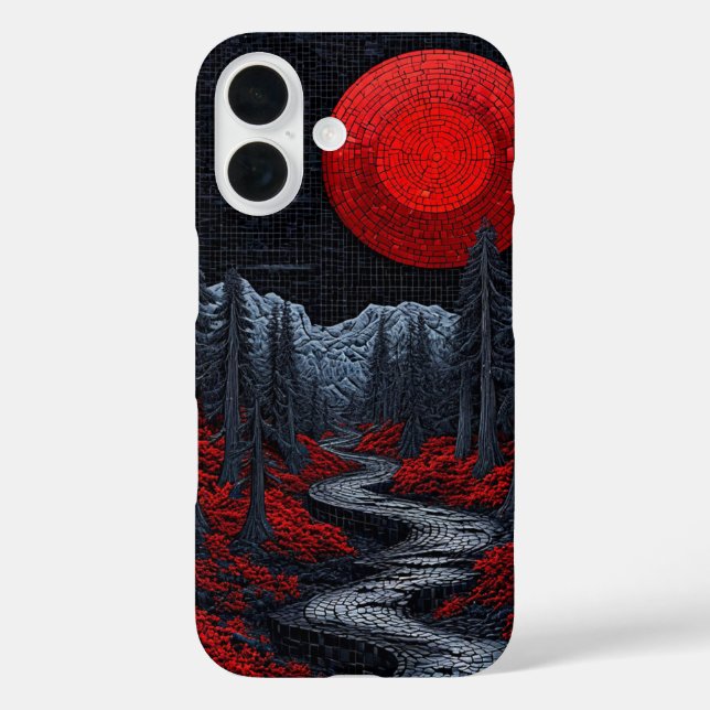 Surreal Forest Landscape Case-Mate iPhone Case (Back)
