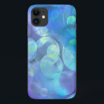 Surreal Fractal Abstract Design iPhone 11 Case<br><div class="desc">A cool ethereal energetic fractal. Lots of bouncing circles,  bubbles and swirlies in varying colours of icy cool blues,  soft mint greens and various hues of purple. This surreal abstract design,  made up of swirling mingling colours creates a soft glowing mix of colour and motion.</div>