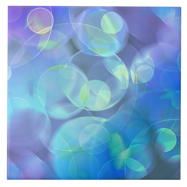 Surreal Fractal Abstract Design Tile (Front)