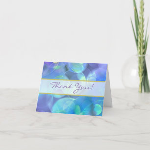 Surreal Fractal Abstract Design Wedding Thank You Card