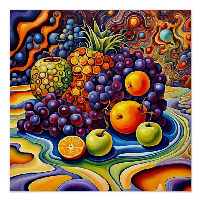 Surreal fruit 10 poster (Front)