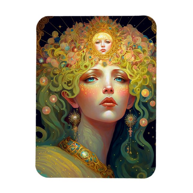 Surreal Goddess Fantasy Art Magnet (Vertical)