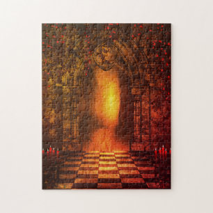 Surreal Gothic Door Jigsaw Puzzle