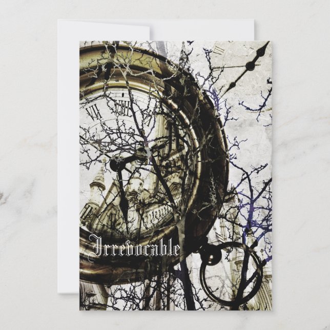 Surreal Halloween party invitation (Front)