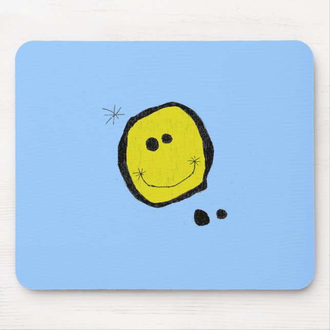 surreal happy face mousepad (Front)