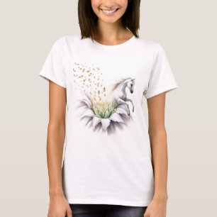 Surreal Horse: Grace and Power in a Dreamlike Form T-Shirt