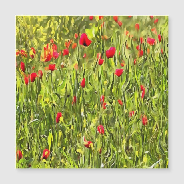 Surreal Hypnotic Poppies (Front)