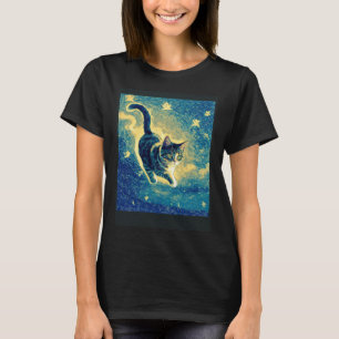 Surreal Impressionistic Cat Impressionism Cats 10 T-Shirt