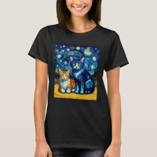 Surreal Impressionistic Cat Impressionism Cats 1 T-Shirt
