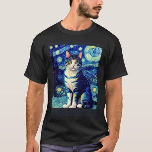Surreal Impressionistic Cat Impressionism Cats 2 T-Shirt
