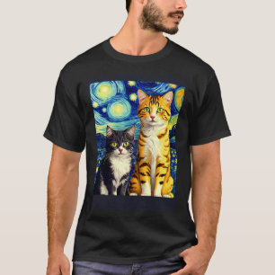 Surreal Impressionistic Cat Impressionism Cats 3 T-Shirt