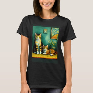 Surreal Impressionistic Cat Impressionism Cats 5 T-Shirt