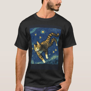 Surreal Impressionistic Cat Impressionism Cats T-Shirt