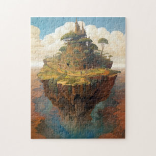 Surreal Island Landscape Fantasy Art Jigsaw Puzzle