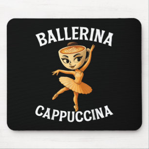 Surreal Italian Brainrot Meme Ballerina Cappuccina Mouse Mat