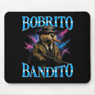 Surreal Italian Brainrot Meme Bobrito Bandito Funn Mouse Mat