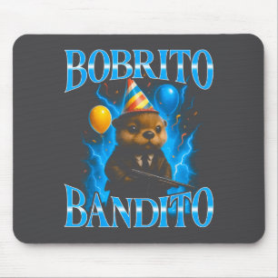 Surreal Italian Brainrot Meme Bobrito Bandito Funn Mouse Mat