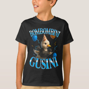 Surreal Italian Brainrot Meme Bombombini Gusini Bi T-Shirt