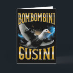 Surreal Italian Brainrot Meme Bombombini Gusini Fu Card<br><div class="desc">Surreal Italian Brainrot Meme Bombombini Gusini Funny</div>