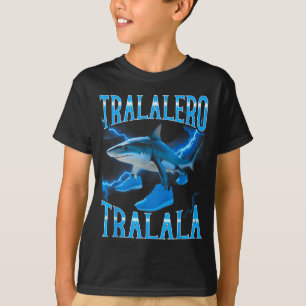 Surreal Italian Brainrot Meme Tralalero Tralala Fu T-Shirt