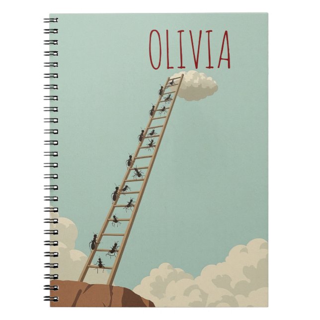 Surreal Journal Spiral Photo Notebook (Front)
