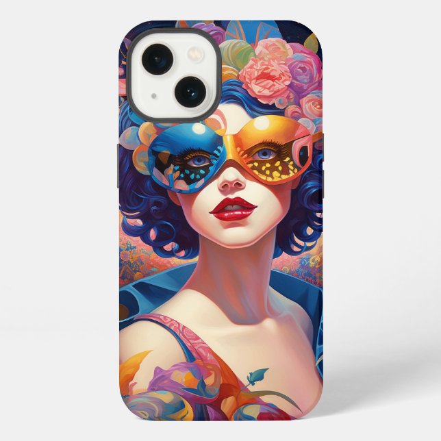 Surreal Lady Fantasy Art iPhone Case (Back)